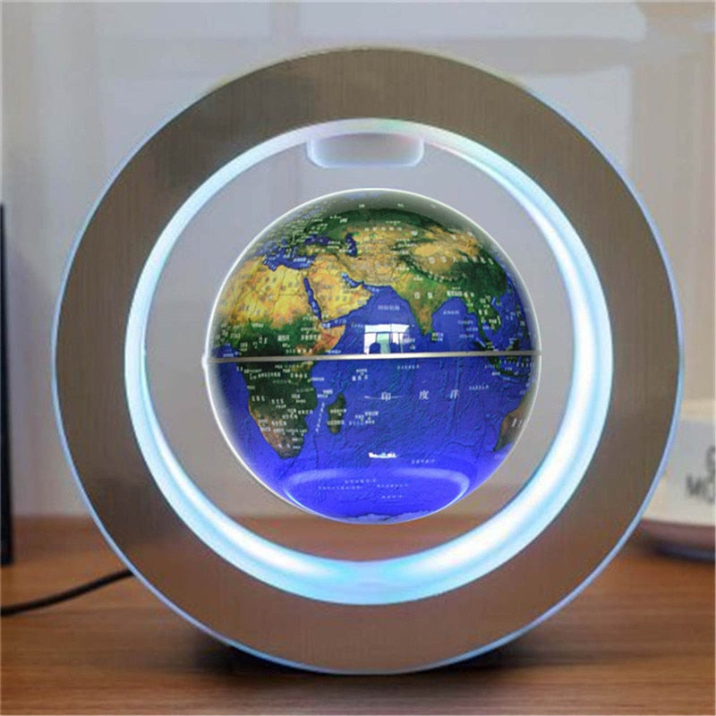 Globo Flotante con Mapa Mundial LED